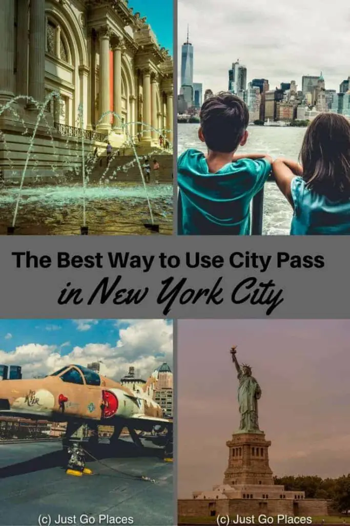 City Pass for a 3 day visit to New York City