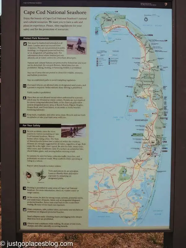 Cape Cod National Seashore Map