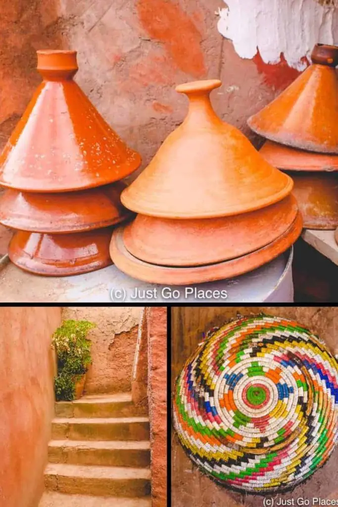 Inside a Berber home in the Ourika Valley Morocco