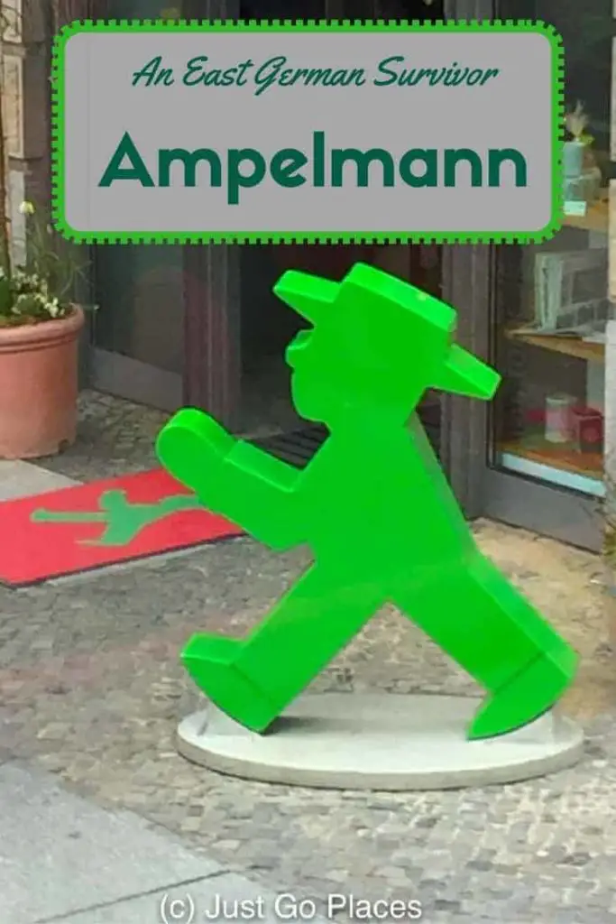 Ampelmann appears on the pedestrian crossings