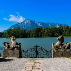 Schloss Leopoldskron lake