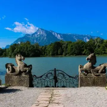 Schloss Leopoldskron lake