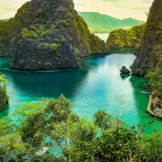 Lake in Coron Palawan The Philippines