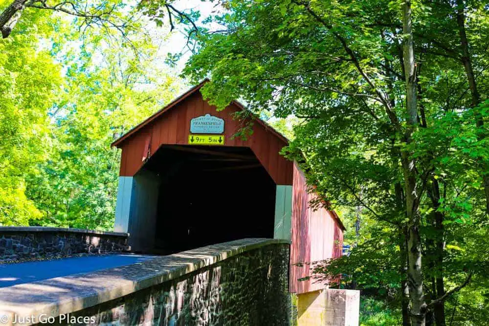 Covered Bridge in Bucks County Pennsylvania
