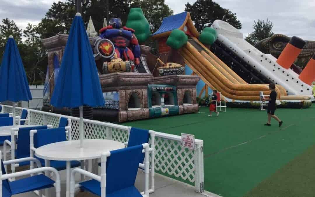 American Ninja Training at Cape Cod Inflatable Park
