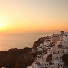 Sunset in Santorini