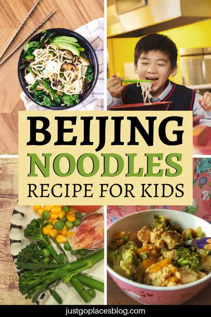 The kids are hungry and you have limited time for making dinner. This scenario sounds familiar? Then check out this recipe - Beijing Stir Fried Noodles are a super easy, fast (it only takes 15 minutes) and yummy dish. The best part is that your kids will love it too! Click for the Beijing Noodles recipe, one of the easiest noodles stir fry recipes you’ll find. #noodles #stirfry #kidfriendly #recipe #beijingnoodles #recipeideas