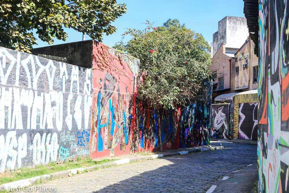 Batman Alley street art in Sao Paulo