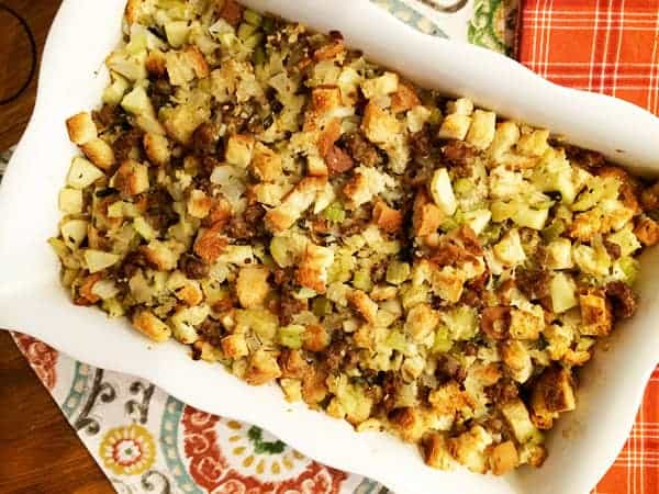 gluten free sausage stuffing