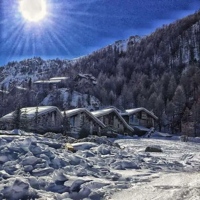 Val d'Isere in the sunshine