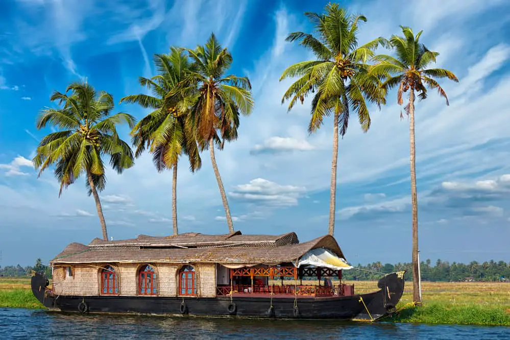 houseboat on Kerala backwaters