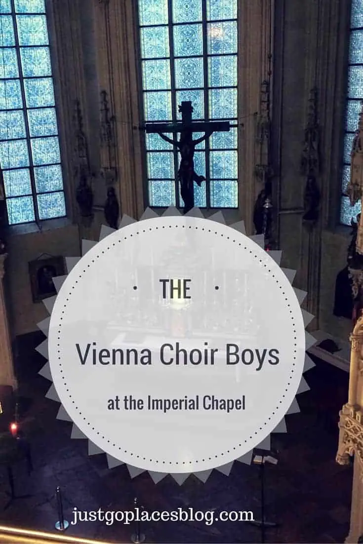 The Vienna Choir Boys performing at the imperial chapel in Vienna