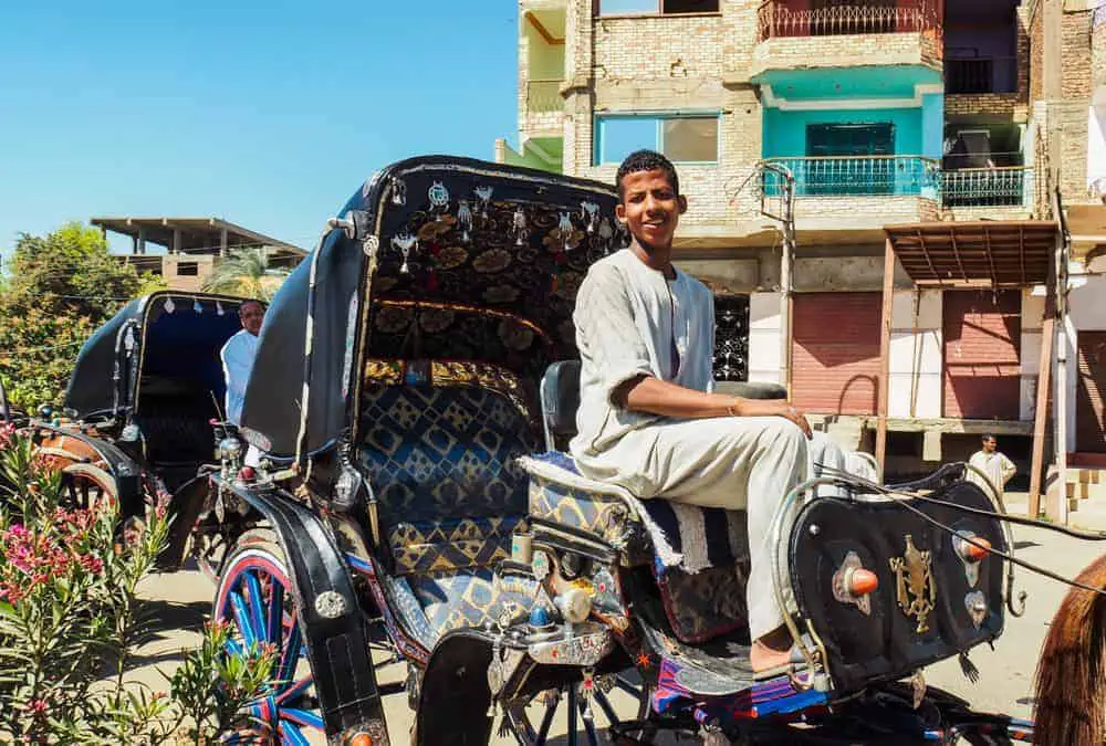 Visiting The Temple of Horus in Edfu on an Egyptian Ferrari