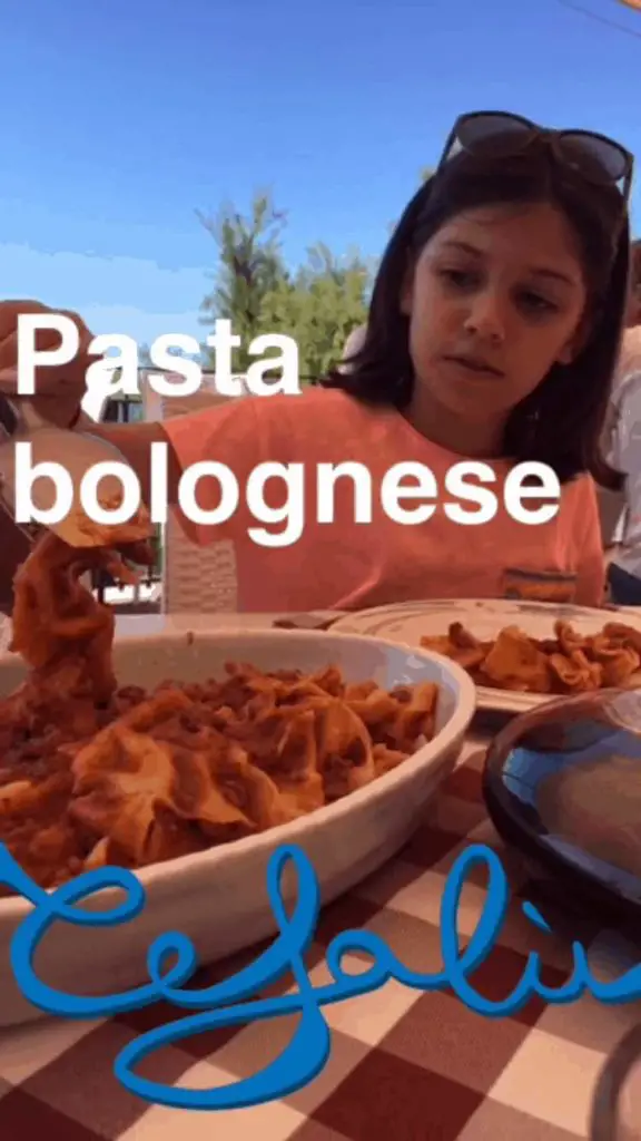 pasta bolognese in Cefalu