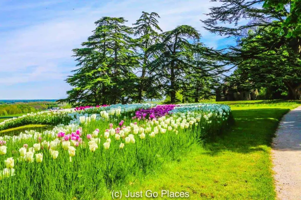 The gardens of chateau de chaumont