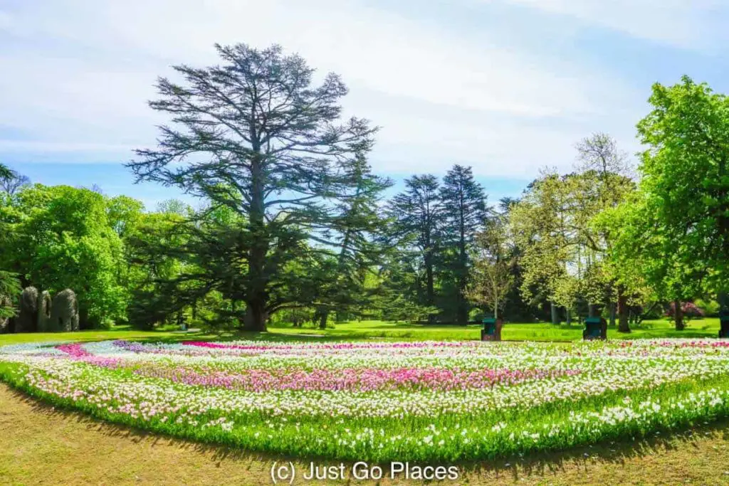 The gardens of chateau de chaumont