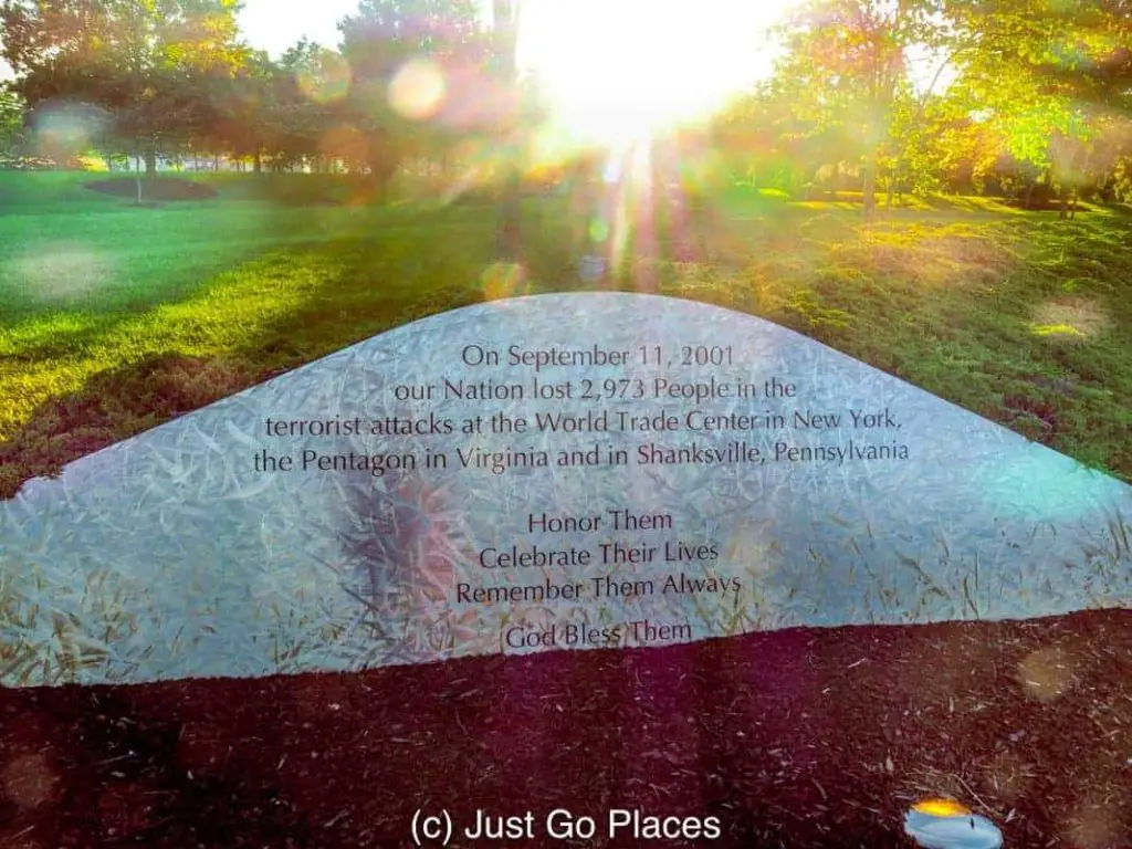 The Garden of Reflection 9/11 Memorial in Bucks County