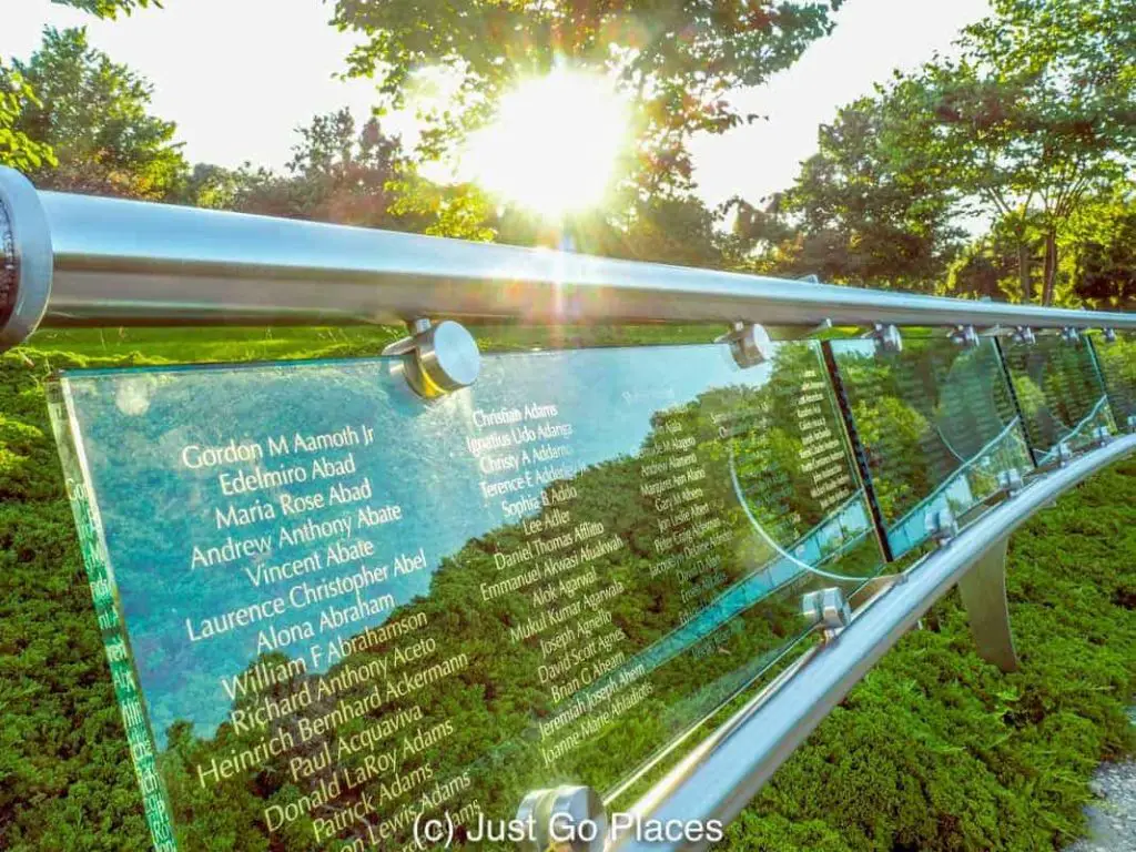 The Garden of Reflection 9/11 Memorial in Bucks County