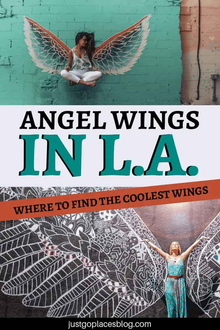 You know those famous angel wings murals in Los Angeles? I’m sure you’ve seen them on Instagram! Discover where to find the angel wings in LA and learn more about the history of The Global Angel Wings Project. The Angel wings street art graffiti can actually be found in far away places such as Kenya! #globalangelwingproject #angelwings #streetart #murals #losangeles #la