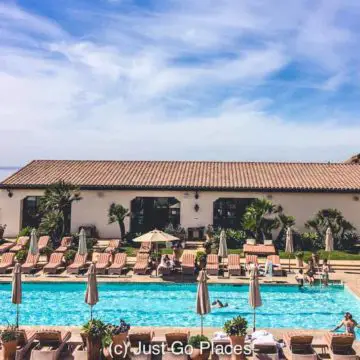 The Terranea Spa pool at Terranea Resort California