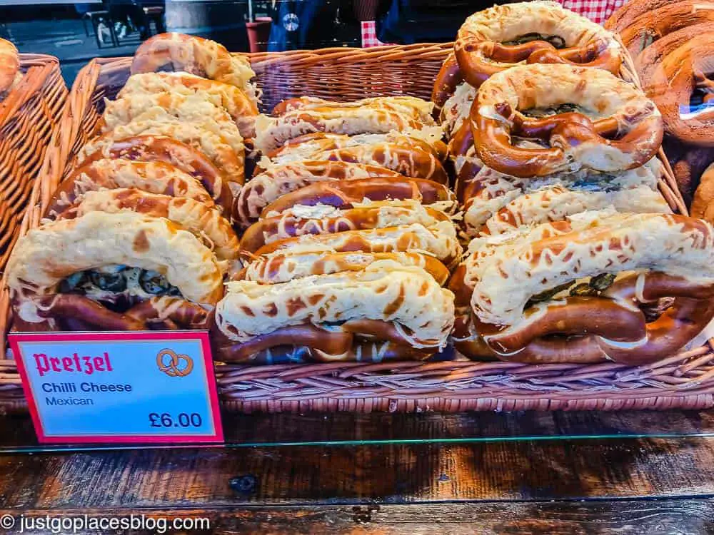 Mexican flavoured Bavarian pretzels