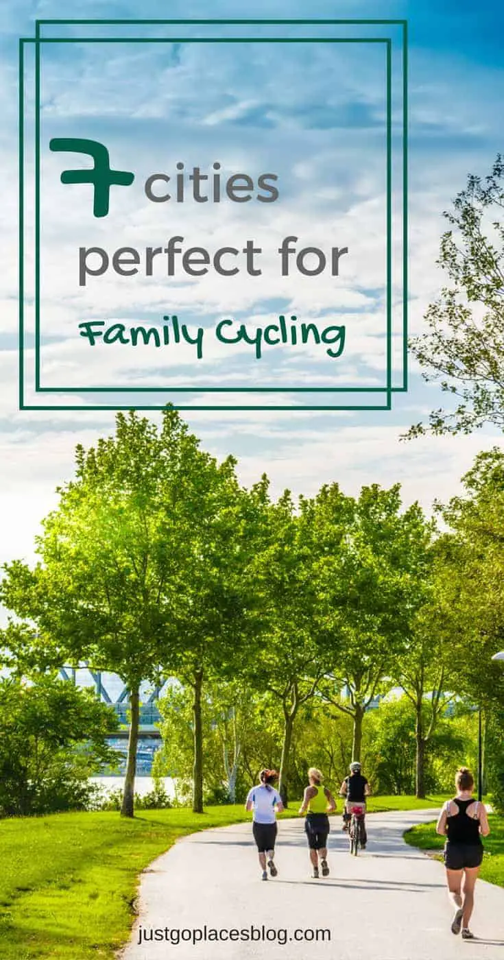  a city with child friendly cycle routes for family cycling