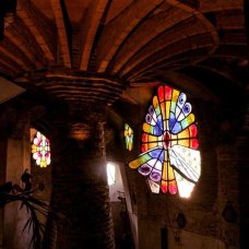 Antoni Gaudi’s Crypt at Colonia Guell, a Catalan Modernist Factory Town