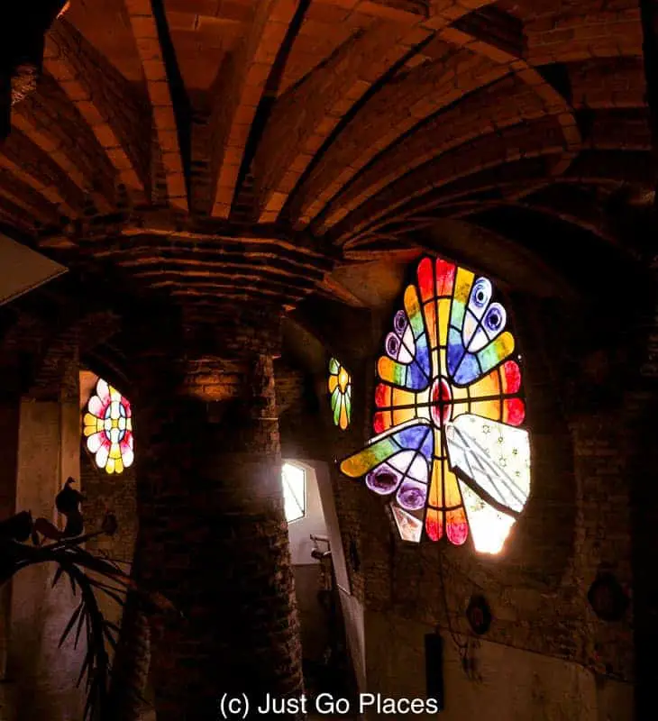 Antoni Gaudi’s Crypt at Colonia Guell, a Catalan Modernist Factory Town
