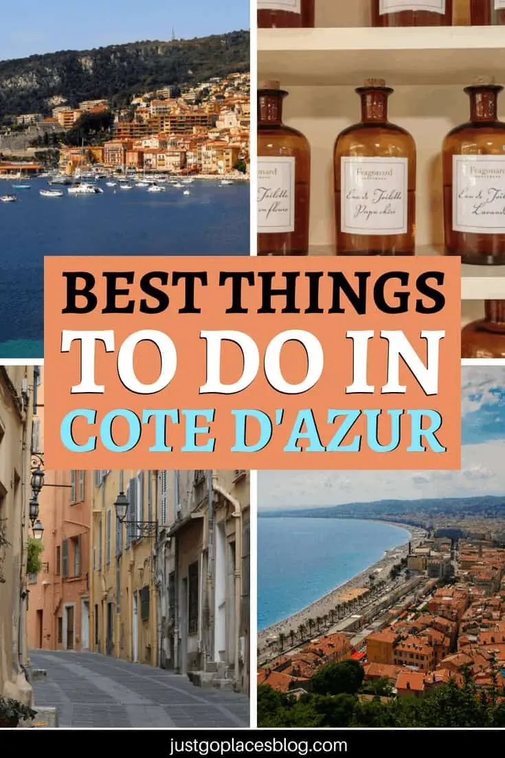 The famous French Riviera, or Cote D’Azure, has something to offer every type of traveller, and it’s hard not to fall in love with it! From quaint villages such as Eze and seaside town like Antibes,to perfume factories and the blue water of the Mediterraneas sea, check out the best things to do in Cote d’Azur with this French Riviera travel guide. #cotedazur #frenchriviera #france #southfrance
