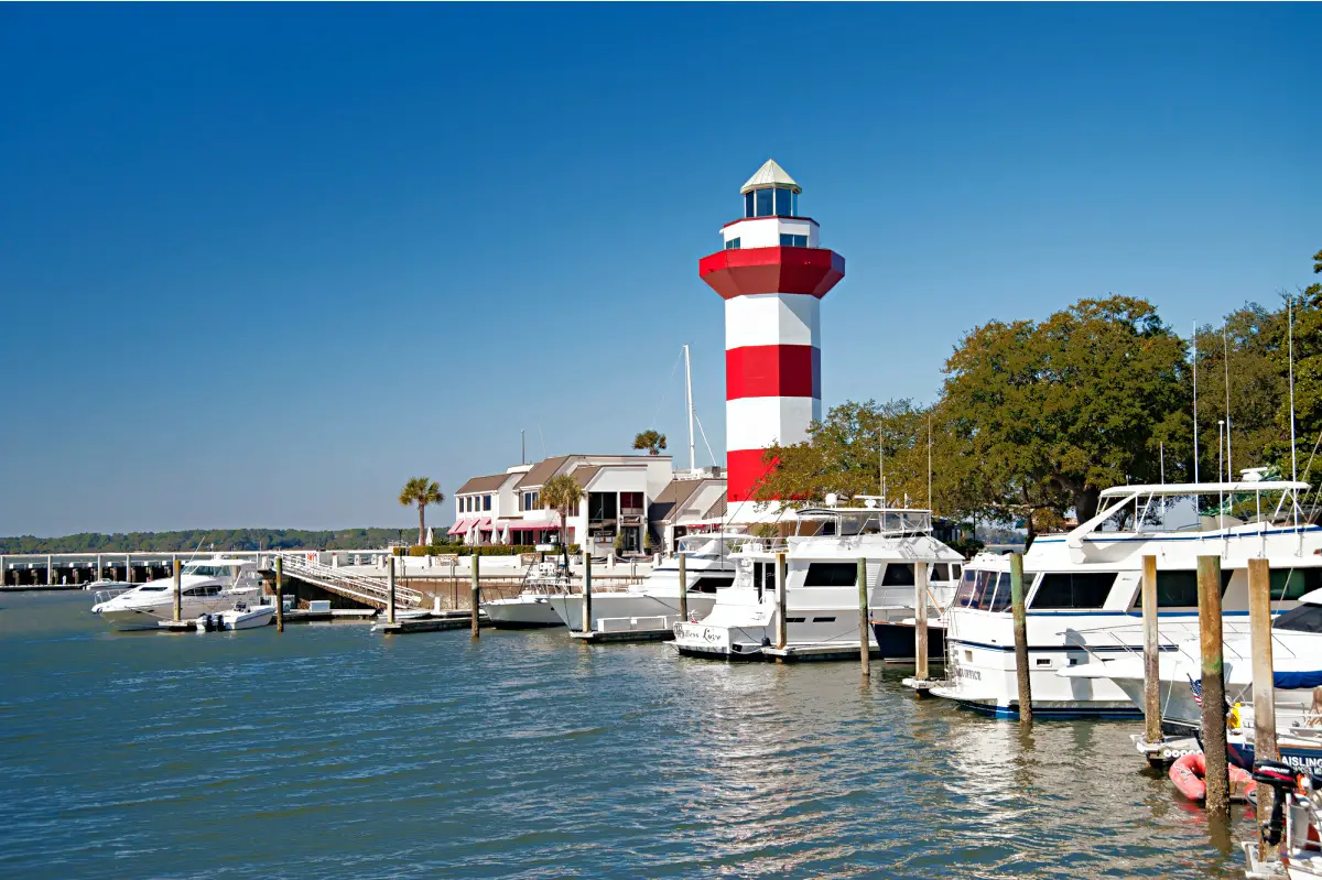 Harbor town on Hilton Head Island