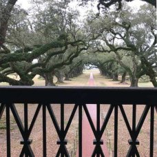 terrace view at Oak Alley Plantation | New Orleans Plantation Country | Louisiana plantation homes | Oak Alley Plantation tour | #roadtripUSA #visitLouisiana #DeepSouth #NOLAplanatations #OakAlleyPlantation