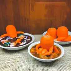 replica food of carrots being cute