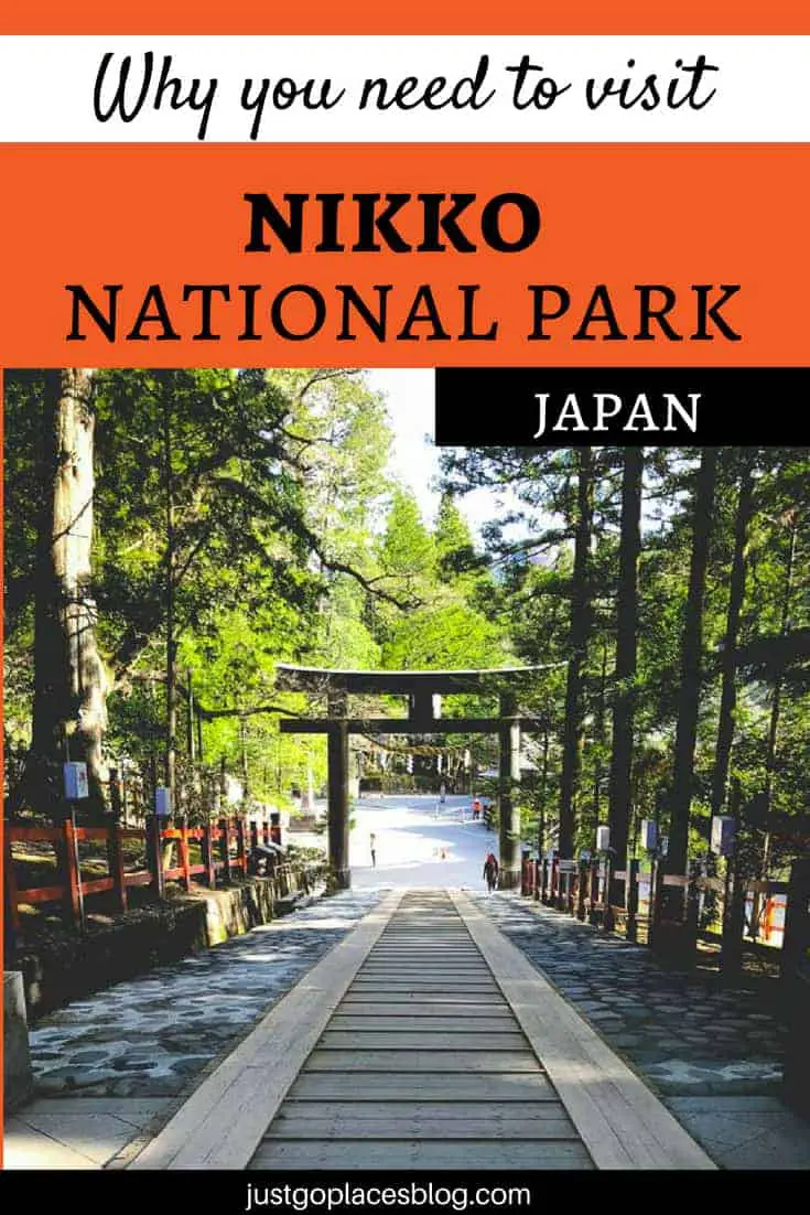 Giant tori gate at Nikko National Park