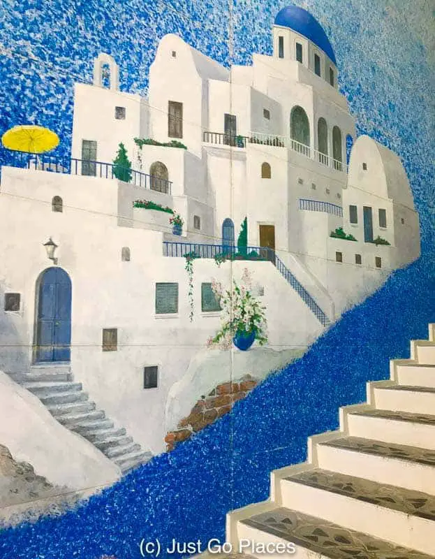 The Kowakien Yunessun Mediterranean decor 