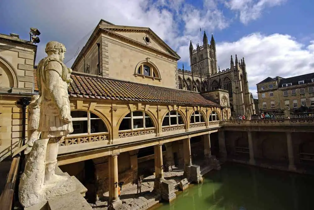 The historic Roman Baths which you can tour.