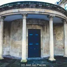 The Cross Bath Spa is located within a grand Grade I listed building.