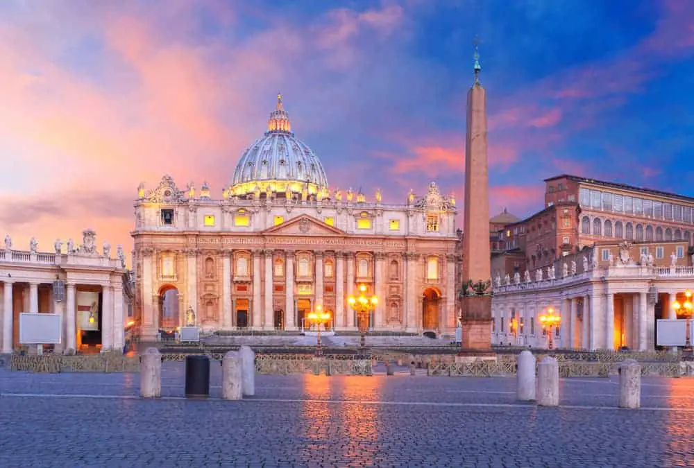 Vatican City in Rome has been one of the holy places of Christianity for hundreds of years ever since it was believed that St Peter became the first pope.