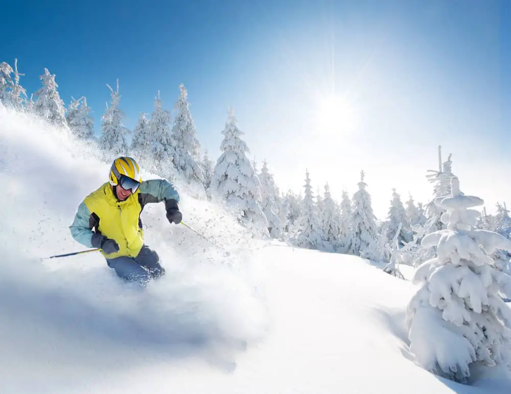 You get some of the best American ski resorts in the Northeast.