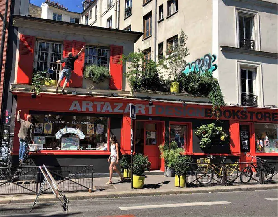 Artazart is a well-regarded art and design bookstore in Paris.