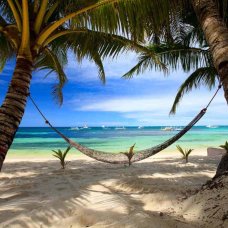 A Boracay beach is the perfect place for a snooze in the sunshine