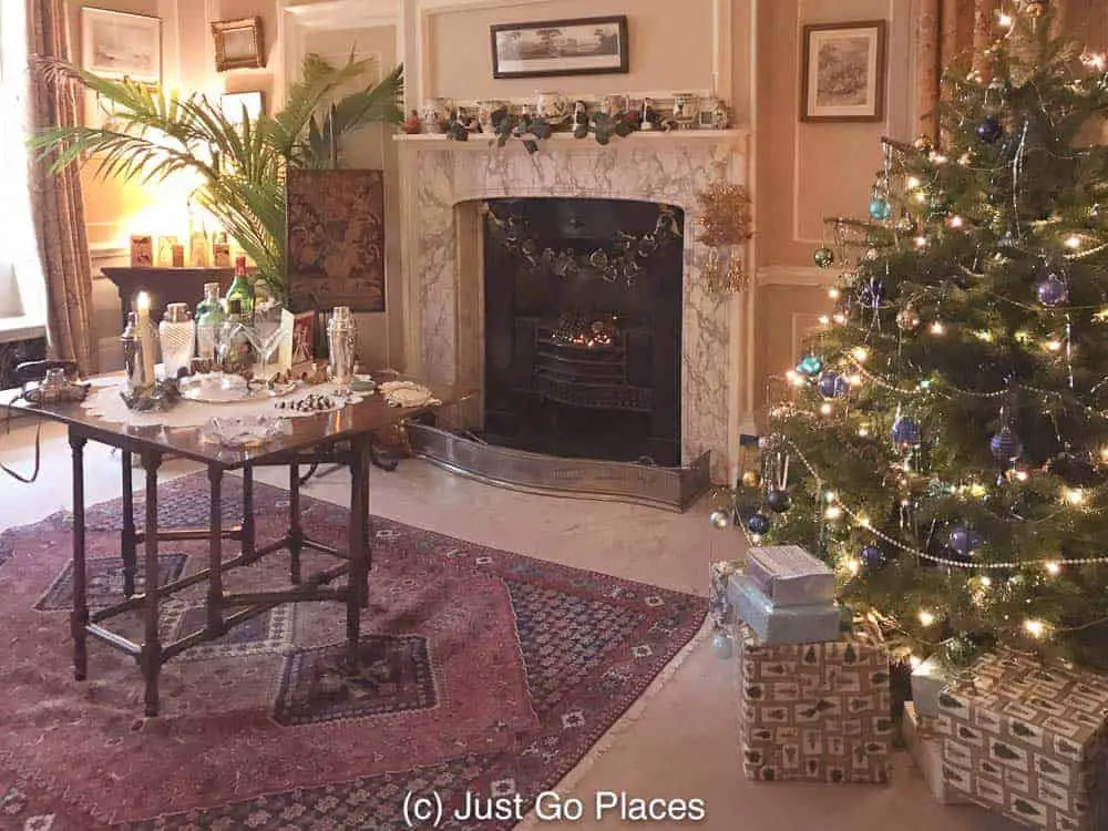 The room at Fenton House London was set up for a Roaring 20s’ Christmas party