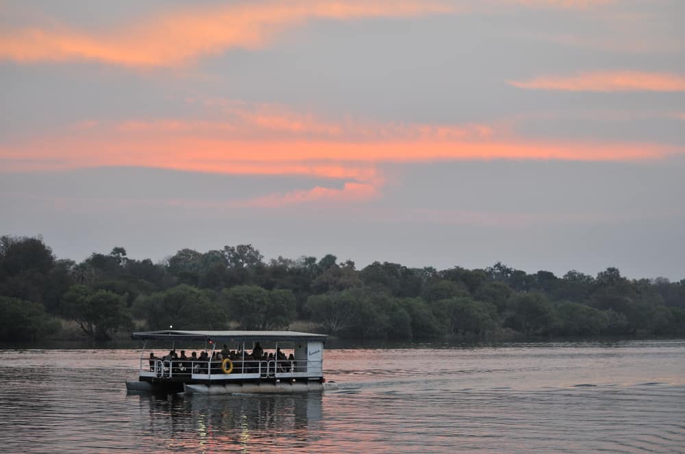 A river cruise/safari on the Zambezi River in Zambia