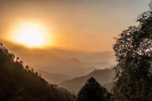 The hill stations in Uttrakhand offer many opportunities for trekking.