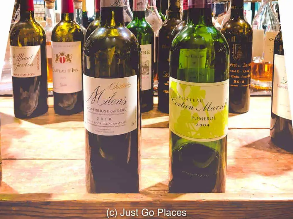 A selection of the St. Emilion wine we tried on Greg’s impromptu St. Emilion wine tour.