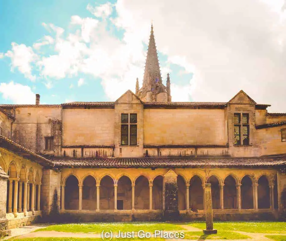 The cloisters of the parish church of St Emilion Bordeaux 