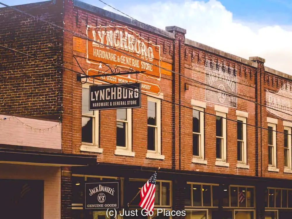 The general store in downtown Lynchburg is where you can buy Jack Daniels merchandise