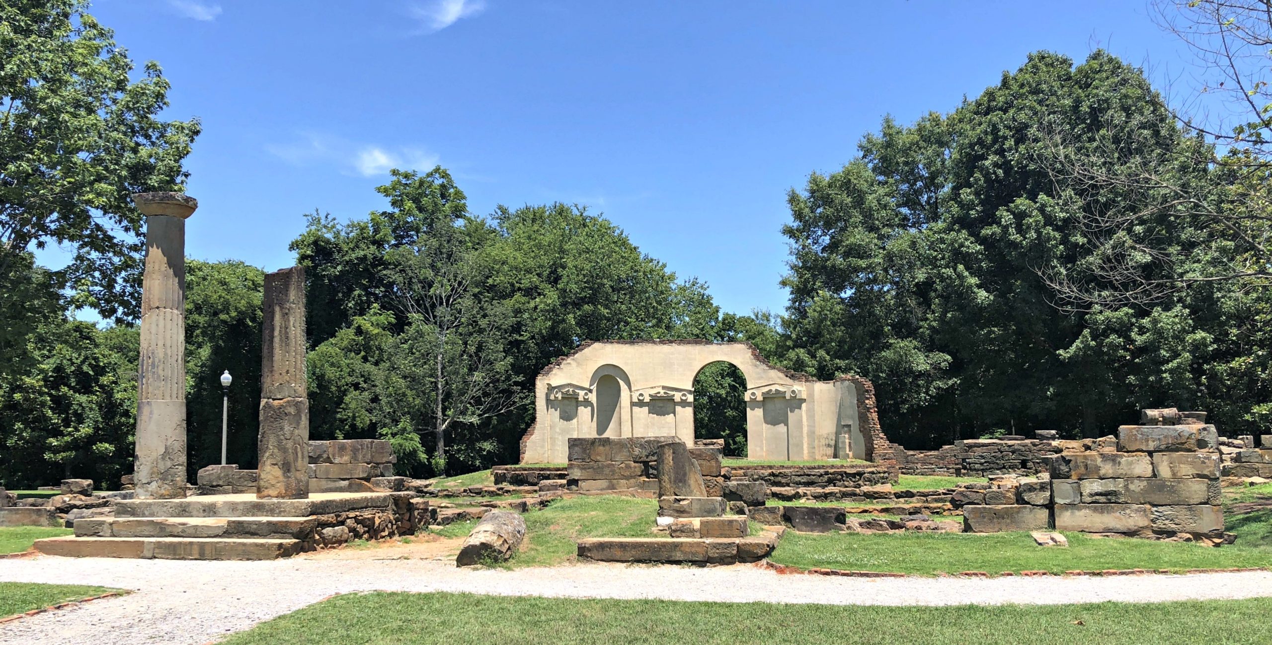 ruins of the old Alabama capitol can be found in Capitol Park Tuscaloosa