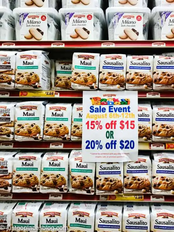 Pepperidge Farm outlet store cookies