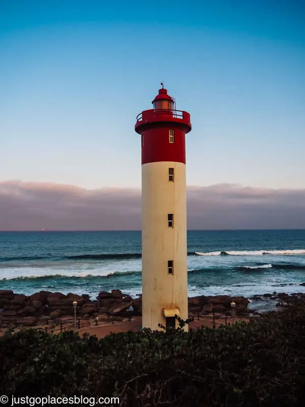 Umhlanga Lighthouse at sunset