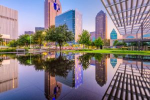 Downtown Dallas cityscape